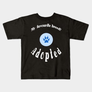 Adopted Animals Kids T-Shirt